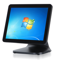 Precio de fábrica 15 ''Todo en uno Pantalla táctil Punto de venta PC Pos System W9
