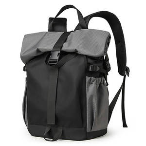 Mochila para Portátil con Parte Superior Enrollable Personalizada, Fácil Acceso, Antirrobo, para Senderismo, Campamento, Uso Diario, con Puerto USB, Accesorio de Viaje y Oficina - Product Image 1