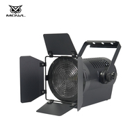 Projecteur LED COB Fresnel 200W DMX512 blanc chaud/froid pour scène, théâtre, studio de télévision