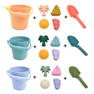 Personnalisé sans Bpa Eco Portable sable jouets de <span class=keywords><strong>plage</strong></span> seau pelle jouets de <span class=keywords><strong>plage</strong></span> pour enfants <span class=keywords><strong>Silicone</strong></span> <span class=keywords><strong>plage</strong></span> jouet ensemble - Product Image 2