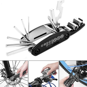 Outil multifonction portable pour vélo, outils multifonctionnels pour la réparation et l'entretien d'urgence, outils multifonctions pour vélo de montagne - Product Image 2
