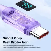 Cable USB Tipo-C Toocki 6A 66W de Carga Rápida USB2.0 con Silicona Líquida para Mate 60 50 P50 para S23 para 13