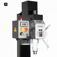 CTMACH WMD25V Petite perceuse-fraiseuse domestique à vitesse variable, moteur sans balais, broche R8, perceuse d'établi