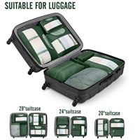 Vente en gros de 8 cubes de rangement pour bagages, organiseurs de bagages pour les voyages