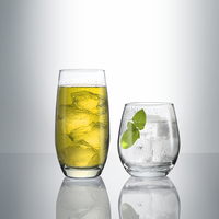 Tasse en verre à eau ovale de luxe nordique pour les lieux de loisirs Restaurant hôtel usage domestique Bistro Bar vaisselle Cocktail esprit verre à liqueur