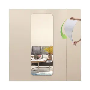 Individuelle Heimdekoration selbstklebender spiegel unzerbrechlich rahmenlos wandhängend Acryl Kunststoff ganzkörper-Anzugspiegel