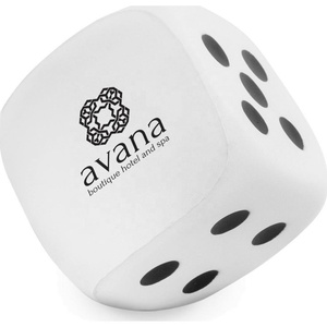 Logo personnalisé en forme de dé PU anti-stress Jouet anti-stress balle anti-stress - Product Image 2