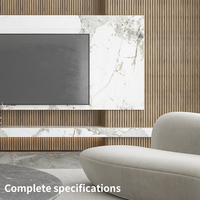 Offre Spéciale Panneau mural WPC intérieur de mélange insonorisé imperméable coloré pour la décoration de la maison