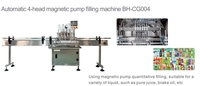 Machine de remplissage automatique multi-têtes haute productivité pour pâtes, destinée aux applications cosmétiques, alcooliques et alimentaires, emballage en pots/bouteilles/canettes