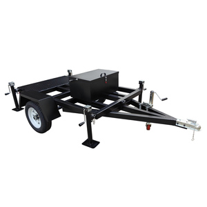 Remolque de 2 Ruedas con Capacidad de Carga de 800 kg y Estructura de Acero para el Transporte Móvil de Equipos Pequeños - Product Image 1