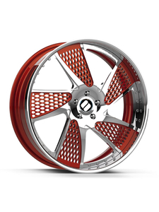 SY-09008 Juego de 2 Ruedas Forjadas Planas de 18 19 20 21 22 23 24 Pulgadas, Diseño de 5 Radios, Aluminio Forjado Cepillado para Automóviles de Pasajeros - Product Image 6