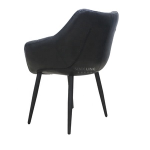 Commercio all'ingrosso della fabbrica di Design moderno cuoio PU vernice a spruzzo di metallo soggiorno <span class=keywords><strong>sedia</strong></span>, posto di svago <span class=keywords><strong>sedia</strong></span> per gli ospiti, semplice <span class=keywords><strong>sedia</strong></span> da ufficio - Product Image 5