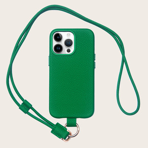 Étui de téléphone en cuir de galet de sangle de bandoulière véritable de luxe coloré avec sangle pour <span class=keywords><strong>Ipone</strong></span> 13 14 - Product Image 2