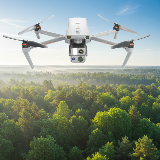 EVO Max 4T Professional Expert Drone Thermal Camera Remote Control Plastic Hot-Swappable Batteries 3km Mapping Brushless Motor
