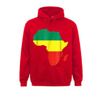 Sudadera con Capucha Personalizada de Manga Larga para Hombre, Talla Grande, Estilo Africano Reggae, Color Verde, Amarillo y Rojo, Divertida Sudadera Rasta