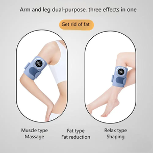 TAHATH Masseur chauffant pour bras avec vibrations, 9 modes, appareil amincissant pour bras et jambes, portable, entraînement sans effort, sculpture corporelle - Product Image 5