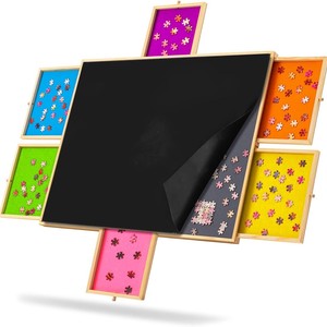 بيع مباشر من المصنع، مجموعة شطرنج خشبية عالية الجودة بتصميم كلاسيكي، لوح كتابة، طاولة ألغاز، لعبة تركيب - Product Image 1