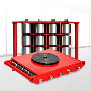 Mover <span class=keywords><strong>Dolly</strong></span>-patines de ruedas móviles, 40t, carga pesada, patines en movimiento, maquinaria, patines con rueda de acero de aleación