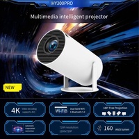 Projecteur laser Smartbarry HT31 720P avec haut-parleurs intégrés, WiFi portable, home cinéma pour chambre à coucher