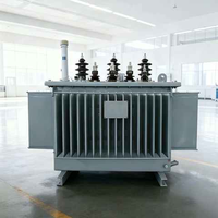 Transformateur de distribution triphasé immergé dans l'huile 30-2500 kVA 35 kV 20 kV à enroulement en cuivre Dyn11 entièrement étanche pour l'alimentation industrielle