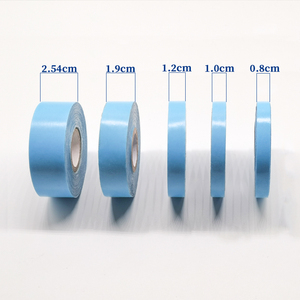 Ruban adhésif double face pour prothèses capillaires Walker, ruban adhésif frontal en dentelle, adhésif imperméable bleu pour hommes et femmes, pour toupets, perruques, postiches, logo personnalisé - Product Image 3