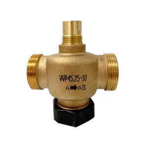 VVP45.25, course de 5,5 mm, PN16, DN25, Kvs 6,3/10 M³/h, vanne à siège en bronze à 2 ports à vis, 1-110.C, pour CVC - Product Image 2