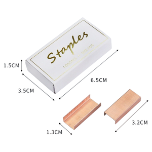 <span class=keywords><strong>24</strong></span>/<span class=keywords><strong>6</strong></span> agrafes pour agrafeuse 1000 pièces par boîte Capacité de 25 feuilles pour agrafeuse Standard Agrafage lisse pour fournitures de bureau à domicile - Product Image 1