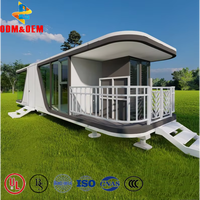 Capsule spatiale mobile en aluminium EPS pour l'exportation en Arabie Saoudite, idéale pour les hébergements dans les zones touristiques, le tourisme rural, les campings et les maisons de caractère en extérieur