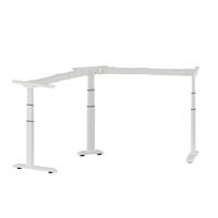 Nouveau style de bureau électrique réglable en hauteur avec panneau en bois convertible et extensible, cadre inclinable à 120 degrés, moderne, pour bureau commercial