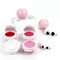 Tubes de brillant à lèvres sphériques en forme d'animaux, design mignon, contenants de rouge à lèvres, emballages cosmétiques vides, modèle GN-Z23031, 7g, taille standard
