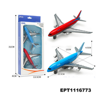 EPT Dollar Toys Alliage Pull Back Avion de ligne Jouet de simulation d'avion résistant aux chutes Modèle d'avion militaire Avions de jeu pour enfants