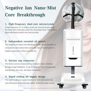 Vaporizador Facial y Capilar Profesional con Iones Negativos Nano - Máquina de Vapor para Cuidado Capilar y SPA - Product Image 6