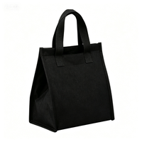Sac isotherme pliable rayé imperméable grande capacité écologique pour repas, durable et thermique