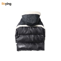 Boying automne hiver classique coupe ajustée doudoune manteau pour femmes mode chaud et résistant au froid Patchwork Design