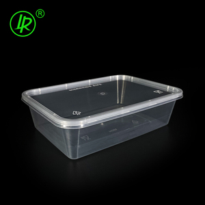 500ml 650ml 750ml 950ml 1000ml dùng một lần rõ ràng microwavable PP nhựa dùng một lần ăn trưa hộp thực phẩm container với nắp - Product Image 5