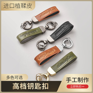 Llavero de Cuero Rectangular con Grabado en Relieve, Accesorio Duradero para Automóvil - Product Image 5