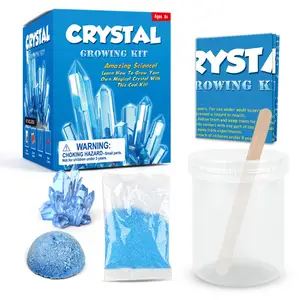 Hot Selling Educational Toys Crystal Growing Science Kit Beautiful Color Box Teaching 5 to 7 Years,8 to 13 Years 6 Ages +
