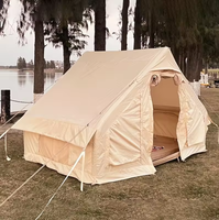 Tente de camping gonflable de luxe, toutes saisons, imperméable, en tissu Oxford, grande tente familiale, installation facile, tente d'extérieur
