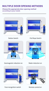 <span class=keywords><strong>Porte</strong></span> rapide en <span class=keywords><strong>PVC</strong></span> résistant à la chaleur en acier inoxydable avec fermeture éclair pour chambre froide <span class=keywords><strong>de</strong></span> 0 à 15 degrés - Product Image 4