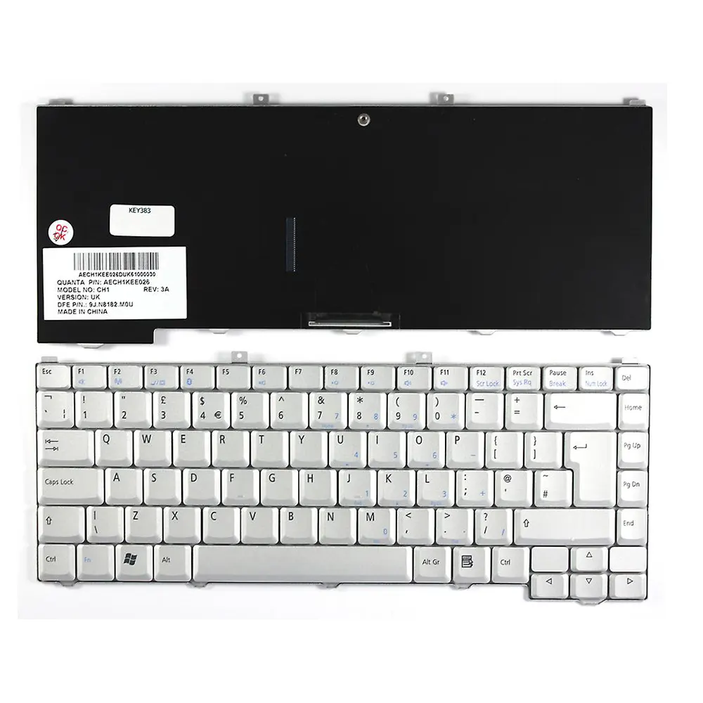 Keyboard Laptop Terlaris untuk NEC VERSA E3100 UK Silver