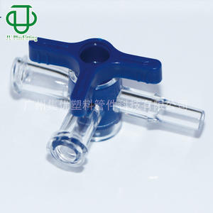 JU Excellent PC+PE Plastic Luer Rotary <b>Valve</b> Two-Way and Three-Way Flow <b>Control</b> Water Filtering Regulating Ball Structure - Product Image 4
