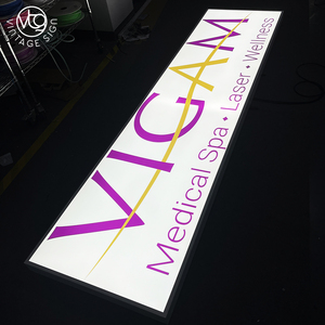 Đôi hai mặt ánh sáng phim ngoài trời dẫn <span class=keywords><strong>lightbox</strong></span> làm tấm kim loại hộp thư với chất lượng cao - Product Image 2