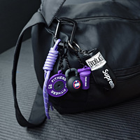 Nouveau porte-clés, accessoire de sac de sport, décoration gant de boxe, pendentif décoratif pour sac à haute valeur esthétique ND-ZY-6