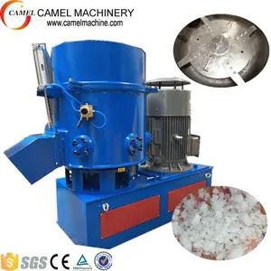 Camel waste plastic film agglomerator densifier machine waste pp pe abs for granules and production make recycle plastic granules