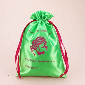 Custom Logo Wig <b>Bags</b> Luxury Satin Silk <b>Bags</b> for Hair Extension Storage Large <b>Dust</b> <b>Bag</b> - Product Image 5