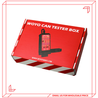 WOYO CTB007 Caja de Prueba CAN 12V 24V OBD2 con Cable de 27/59 Pulgadas para Herramienta de Diagnóstico Automotriz para Todos los Coches
