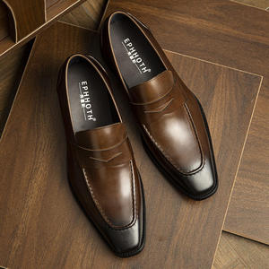 Chaussures pour hommes de luxe populaires, chaussures en cuir pour hommes, couvre-chaussures complets pour mariages, chaussures de ville et richelieu sur mesure pour hommes - Product Image 3