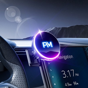 สำหรับ BMW S20L แท่นชาร์จไร้สายแบบแม่เหล็ก ที่ยึดโทรศัพท์ในรถยนต์ ตัวล็อคหน้าจอ อุปกรณ์เสริมปรับปรุงใหม่ สภาพใหม่ - Product Image 1
