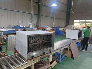 <span class=keywords><strong>Horno</strong></span> eléctrico de convección de <span class=keywords><strong>vapor</strong></span> de acero inoxidable de 5KW con 4 bandejas - Product Image 3