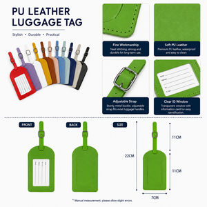 <span class=keywords><strong>Étiquette</strong></span> de <span class=keywords><strong>bagage</strong></span> en cuir personnalisée OEM avec sangle <span class=keywords><strong>à</strong></span> boucle et cache de confidentialité, <span class=keywords><strong>étiquette</strong></span> de <span class=keywords><strong>bagage</strong></span> personnalisée multi-styles - Product Image 4